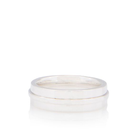 Tiffany & Co. Sterling Silver Tiffany T Ring - Size 7 - Picture 3 of 4